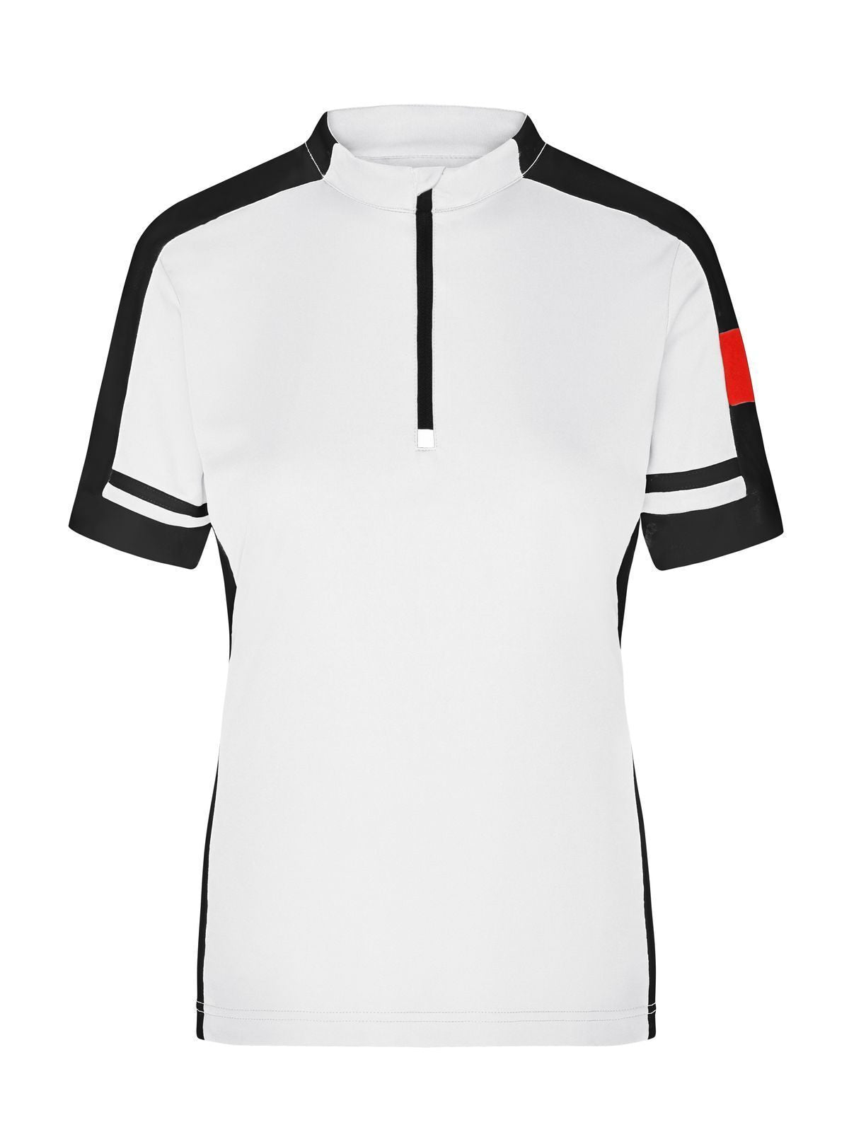 Ladies' Bike-T Half Zip Daiber White
