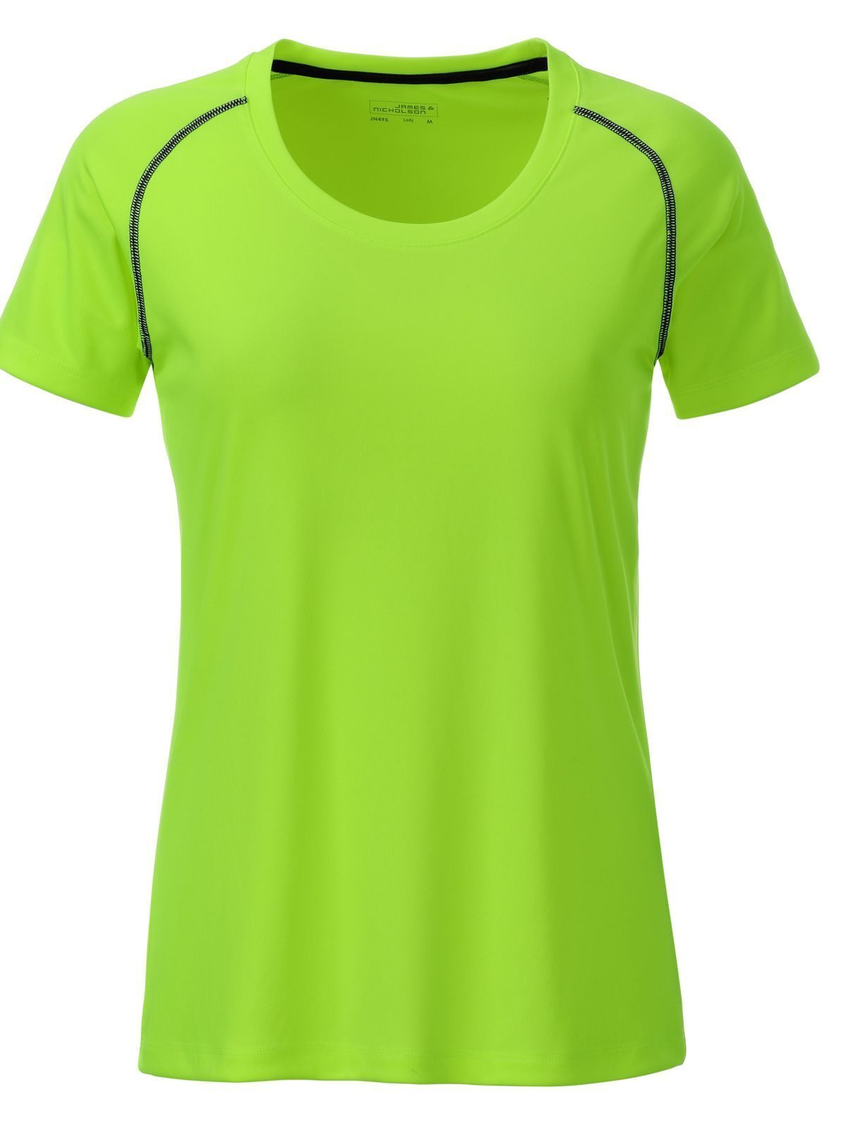 Ladies' Sports T-Shirt Daiber Bright-Green/Black