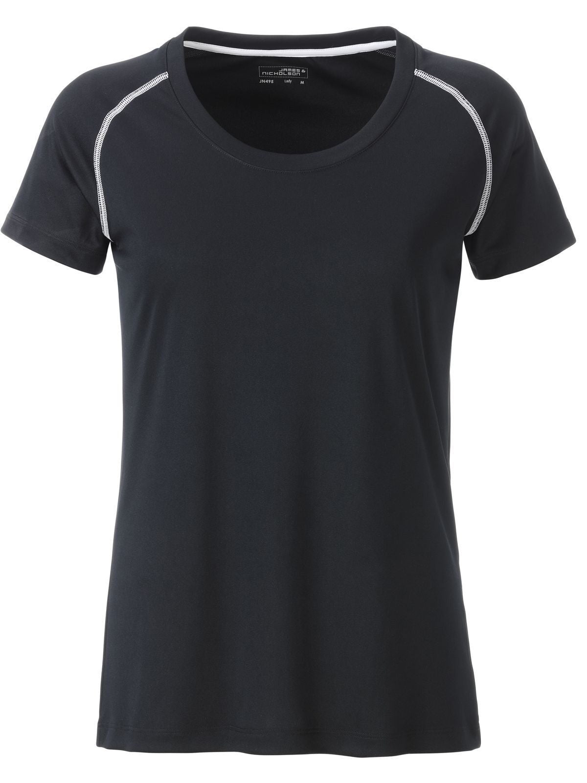 Ladies' Sports T-Shirt Daiber Black/White