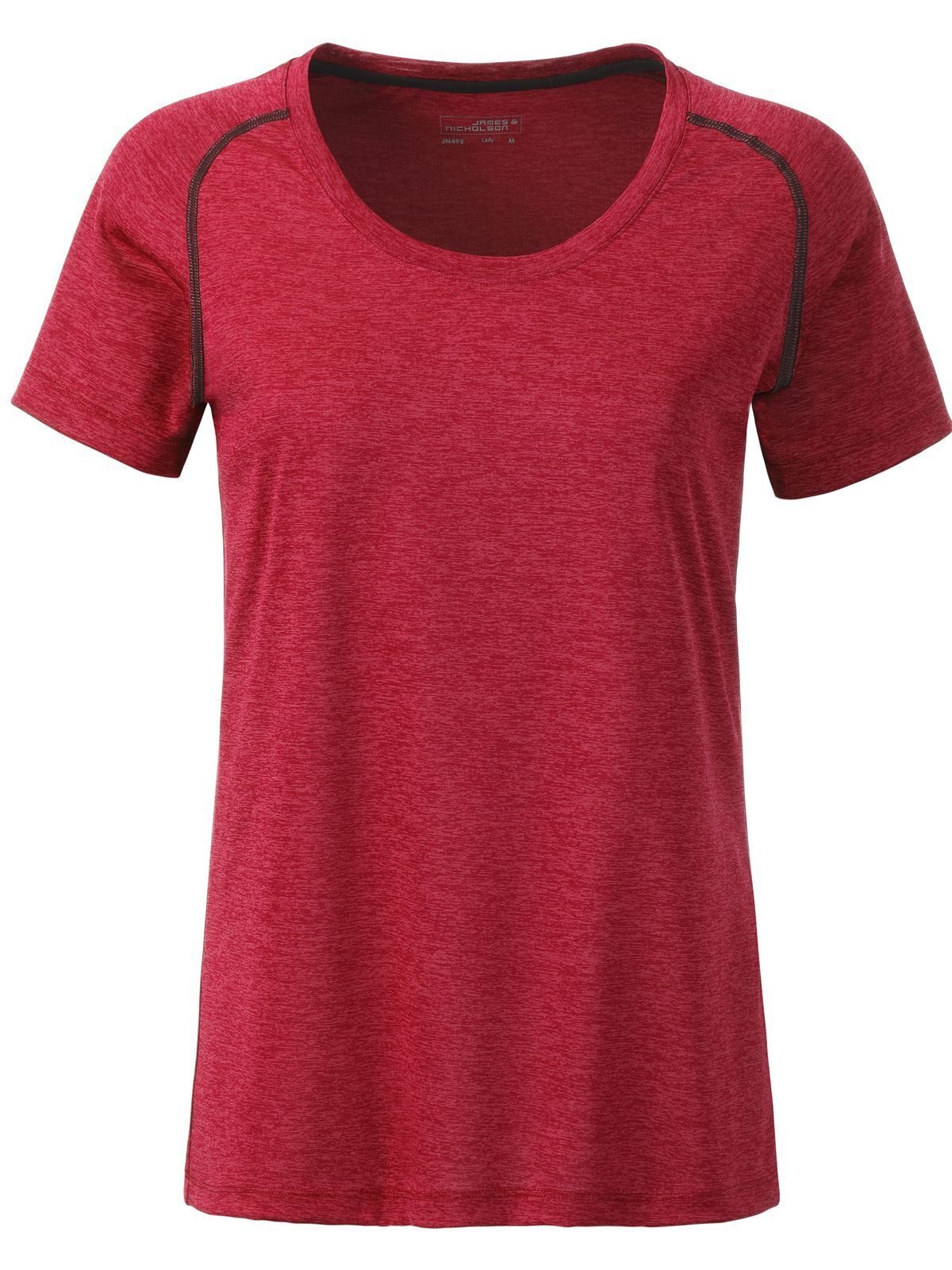 Ladies' Sports T-Shirt Daiber Red-Melange