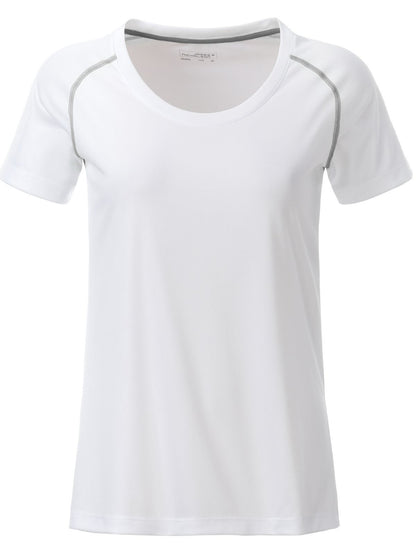 Ladies' Sports T-Shirt Daiber White/Silver