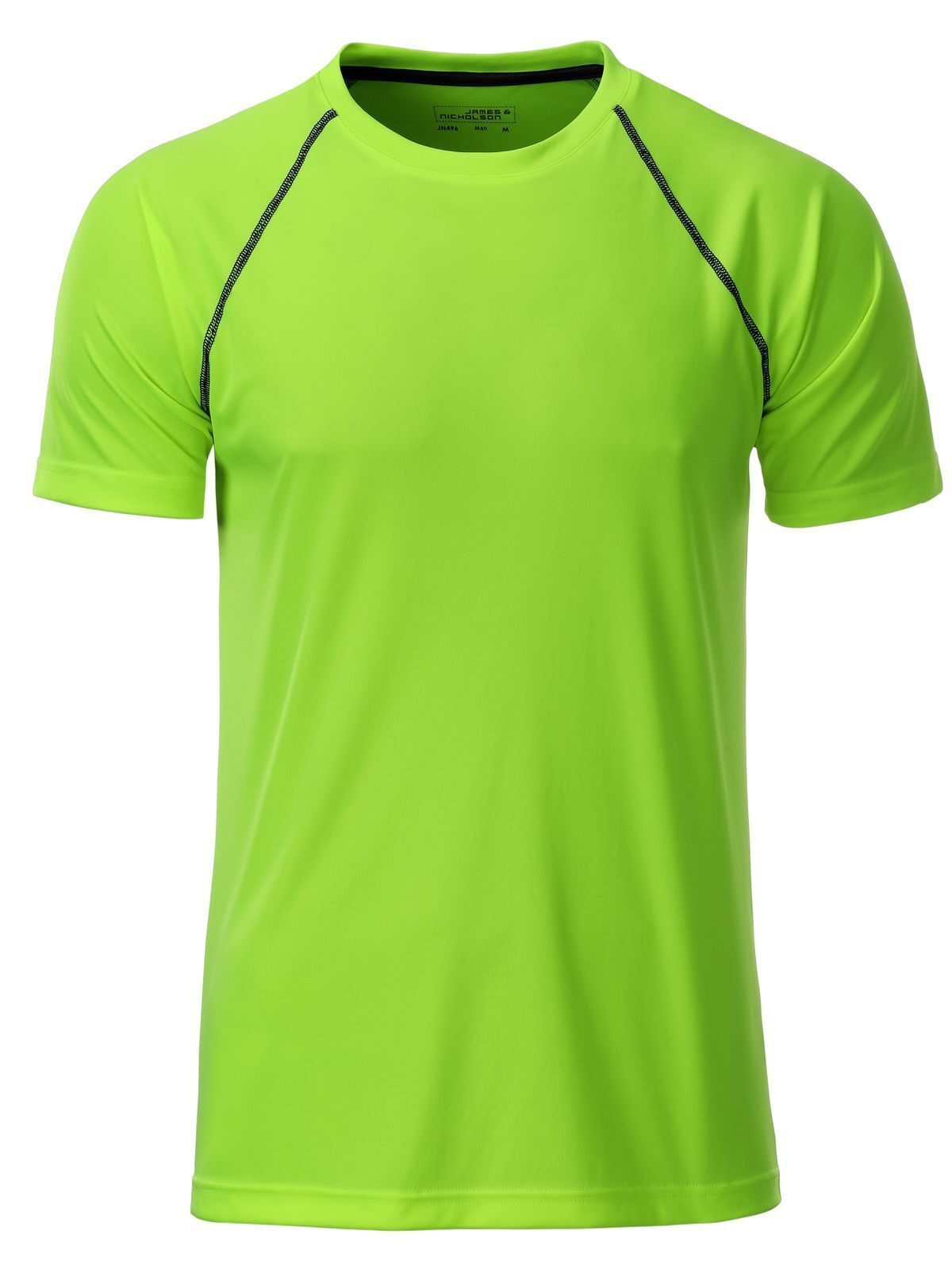 Men's Sport T-Shirt Daiber Bright-Green/Black