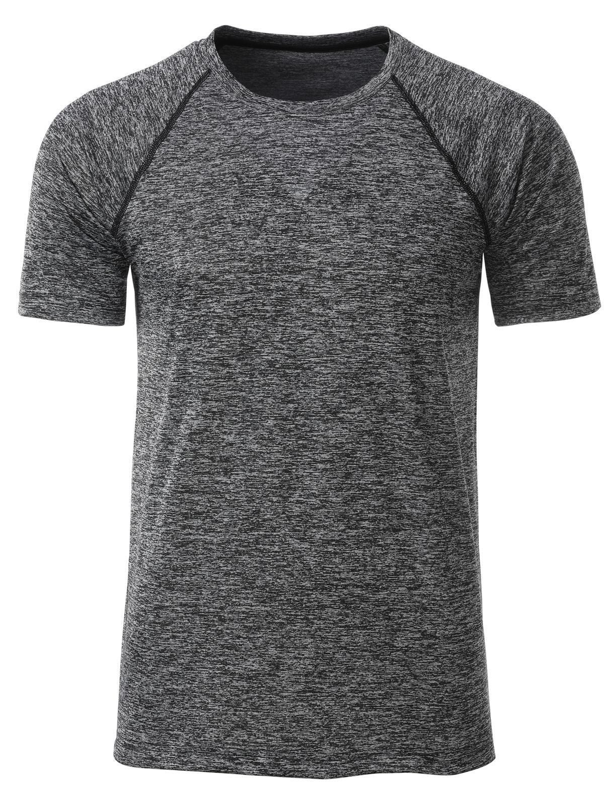 Men's Sport T-Shirt Daiber Black-Melange/Black