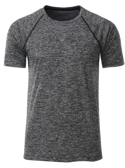 Men's Sport T-Shirt Daiber Black-Melange/Black