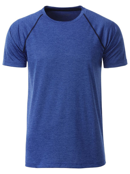 Men's Sport T-Shirt Daiber Blue-Melange/Navy