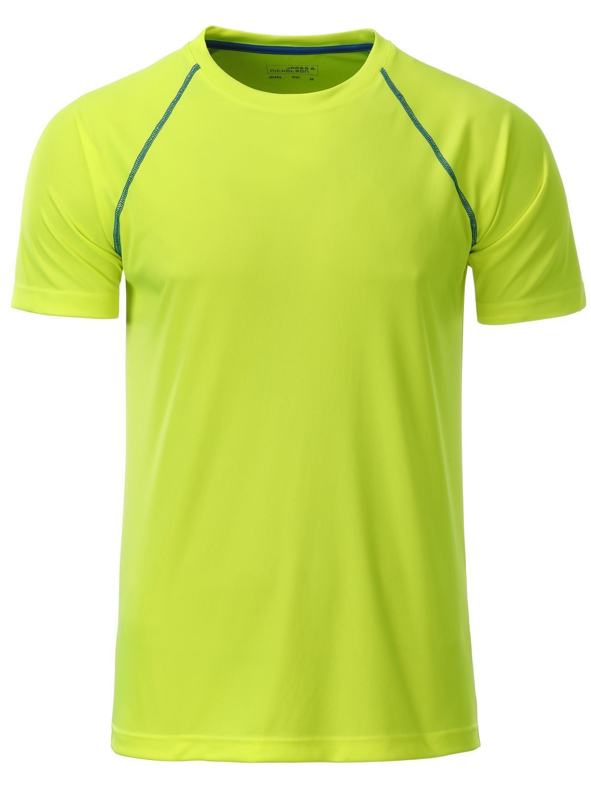 Men's Sport T-Shirt Daiber Bright-Yellow/Bright-Blue