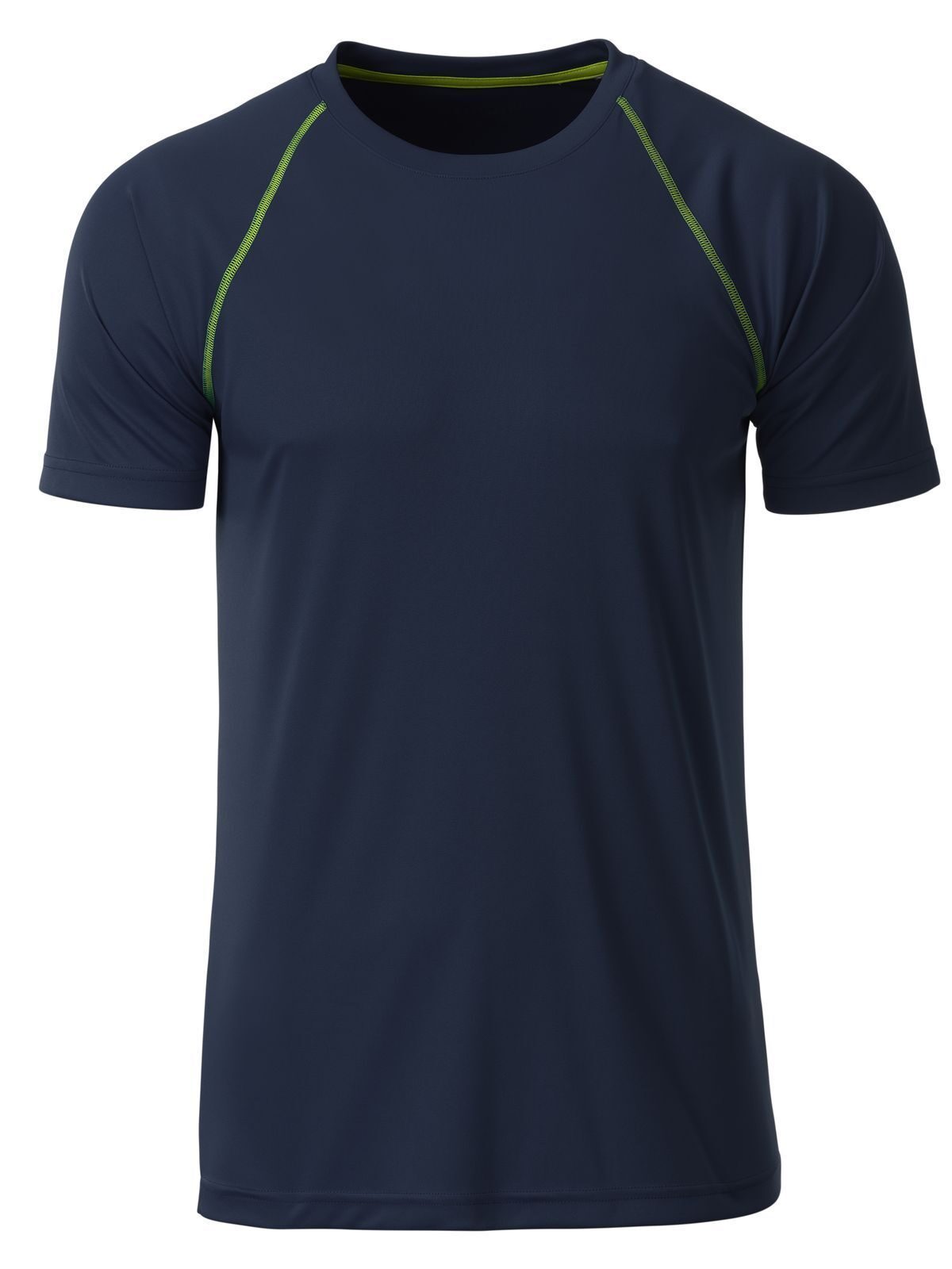 Men's Sport T-Shirt Daiber Navy/Bright-Yellow