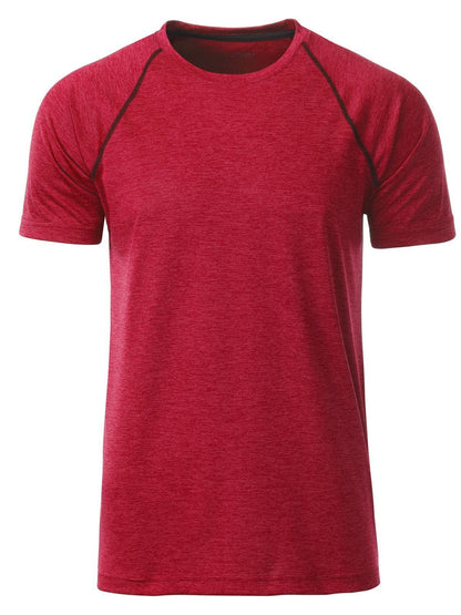 Men's Sport T-Shirt Daiber Red-Melange