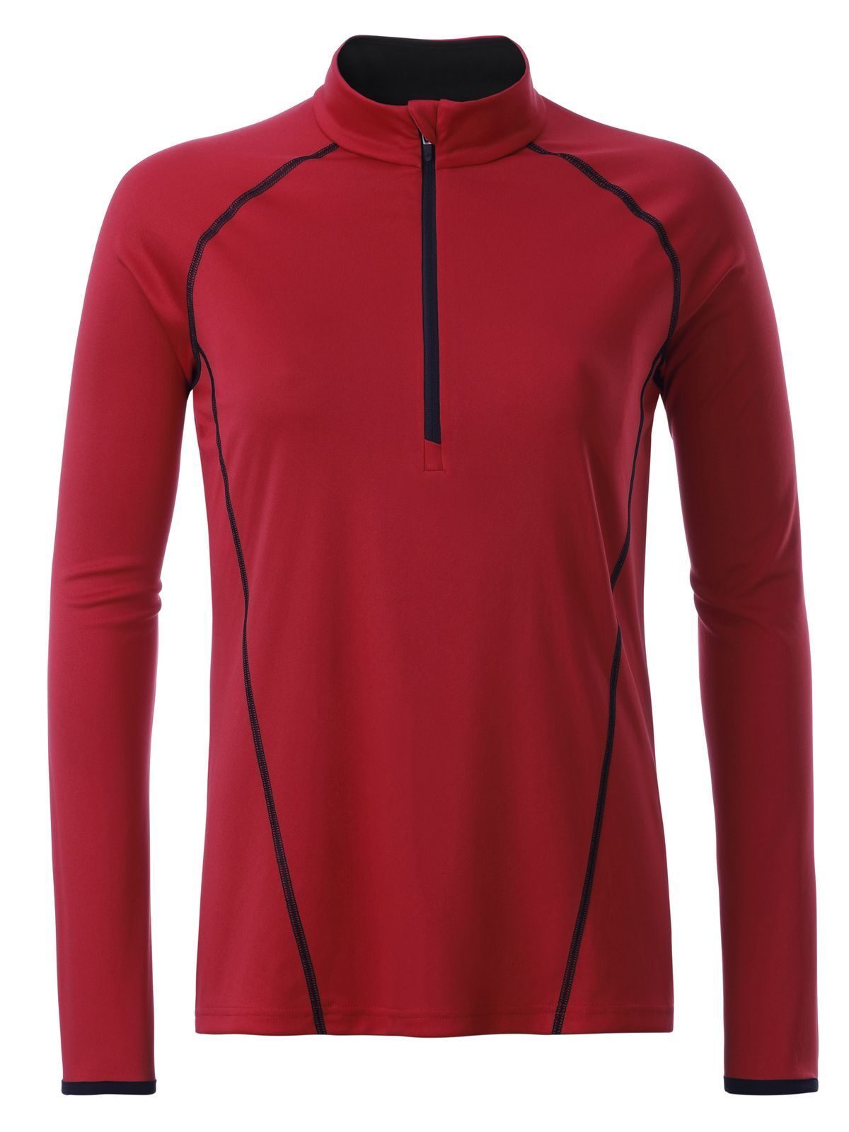 Ladies' Sportsshirt Longsleeve Daiber Red/Black