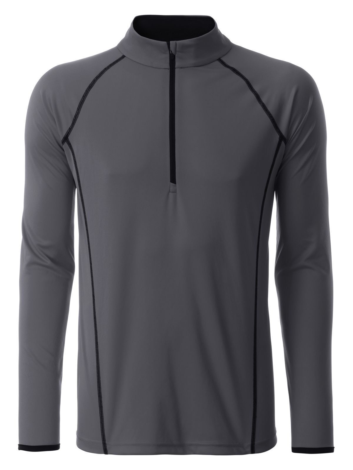 Men's Sportsshirt Longsleeve Daiber Titan/Black