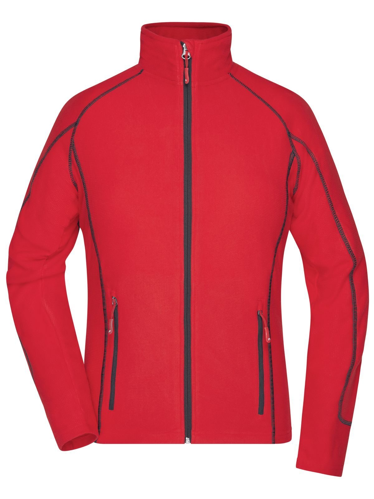 Ladies' Structure Fleece Jacket Daiber Red/Carbon
