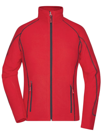 Ladies' Structure Fleece Jacket Daiber Red/Carbon