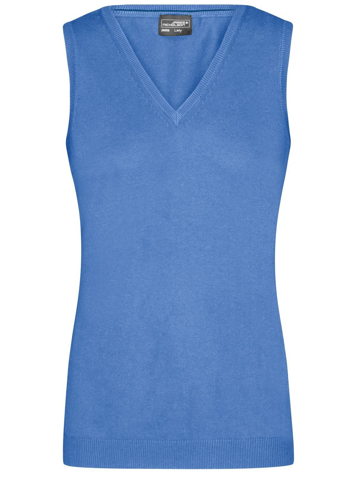 Ladies' V-Neck Pullover Daiber Glacier-Blue
