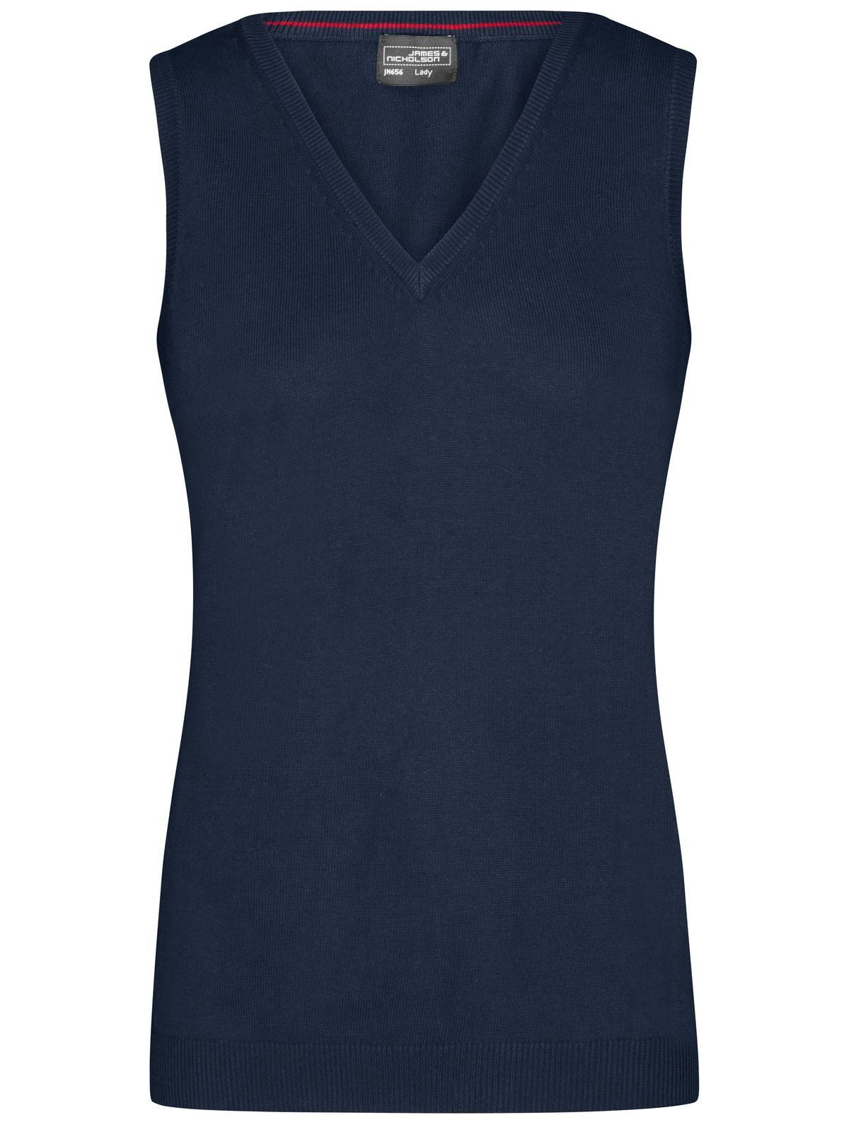 Ladies' V-Neck Pullover Daiber Navy