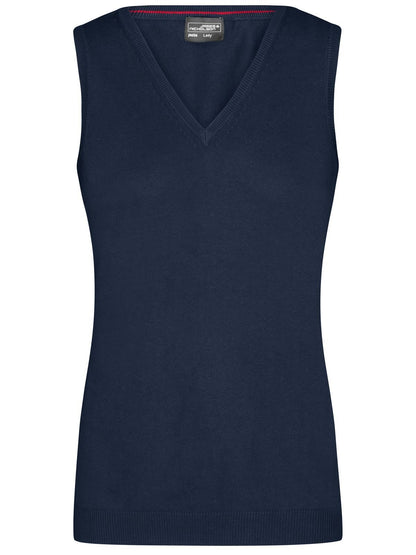 Ladies' V-Neck Pullover Daiber Navy