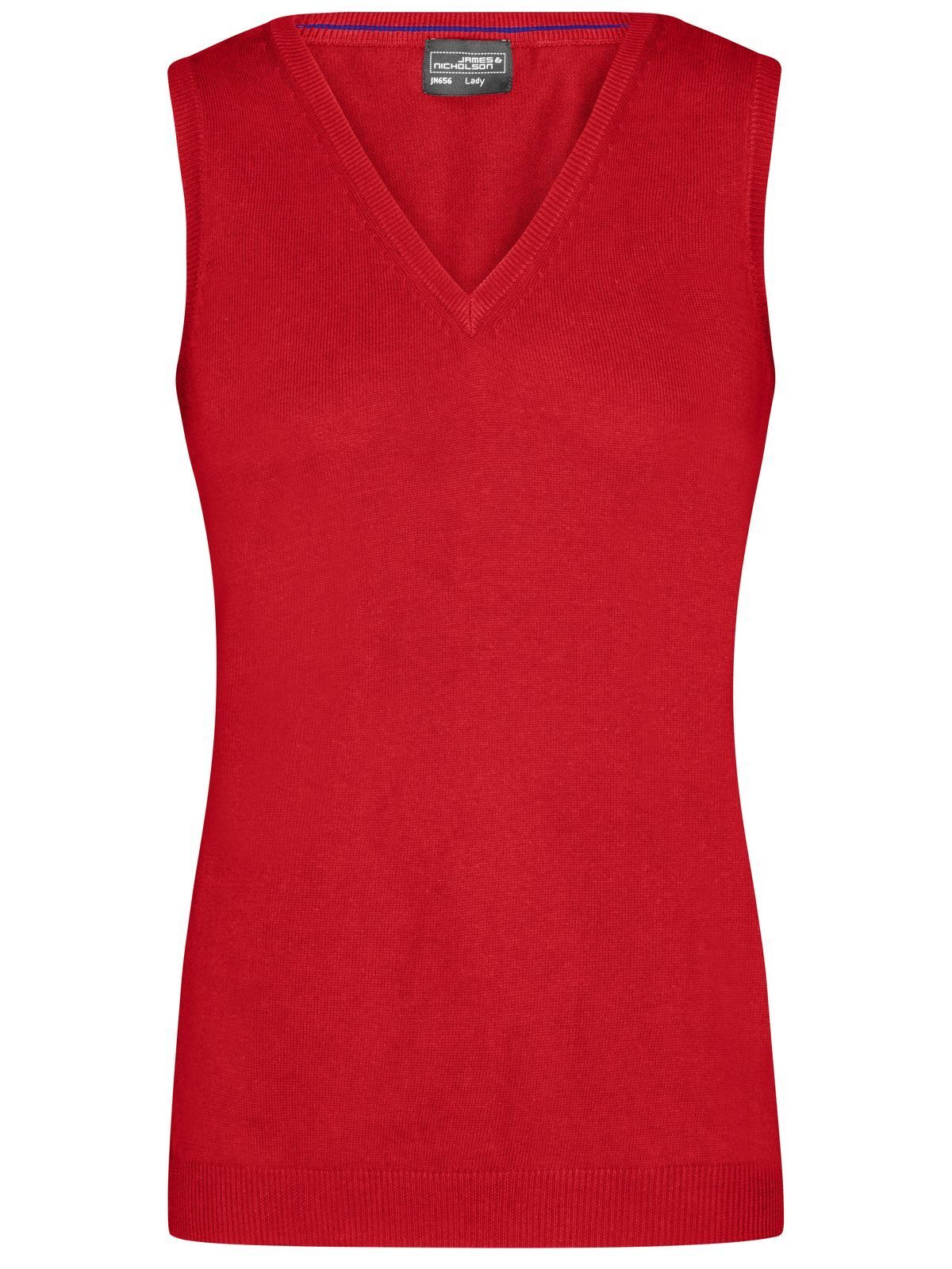 Ladies' V-Neck Pullover Daiber Red