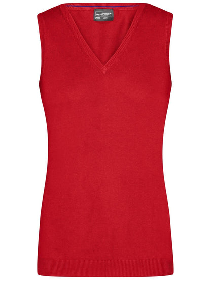 Ladies' V-Neck Pullover Daiber Red