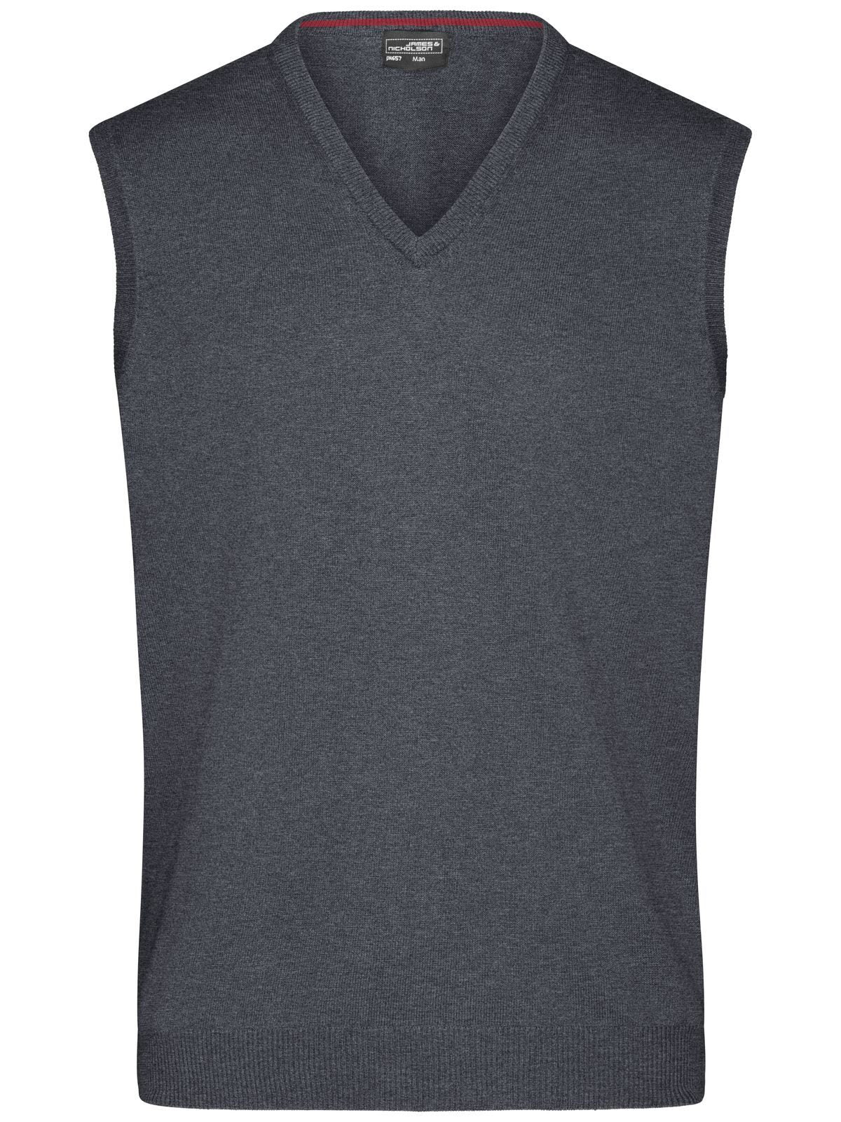 Men's V-Neck Pullover Daiber Anthracite-Melange