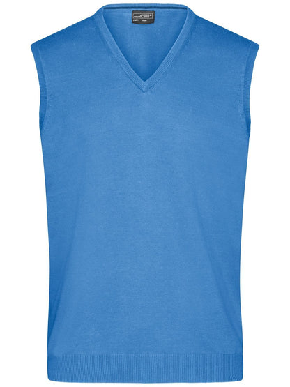 Men's V-Neck Pullover Daiber Glacier-Blue