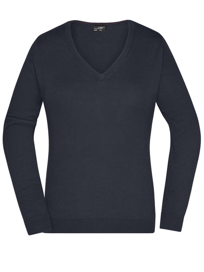 Ladies' V-Neck Pullover Daiber Black