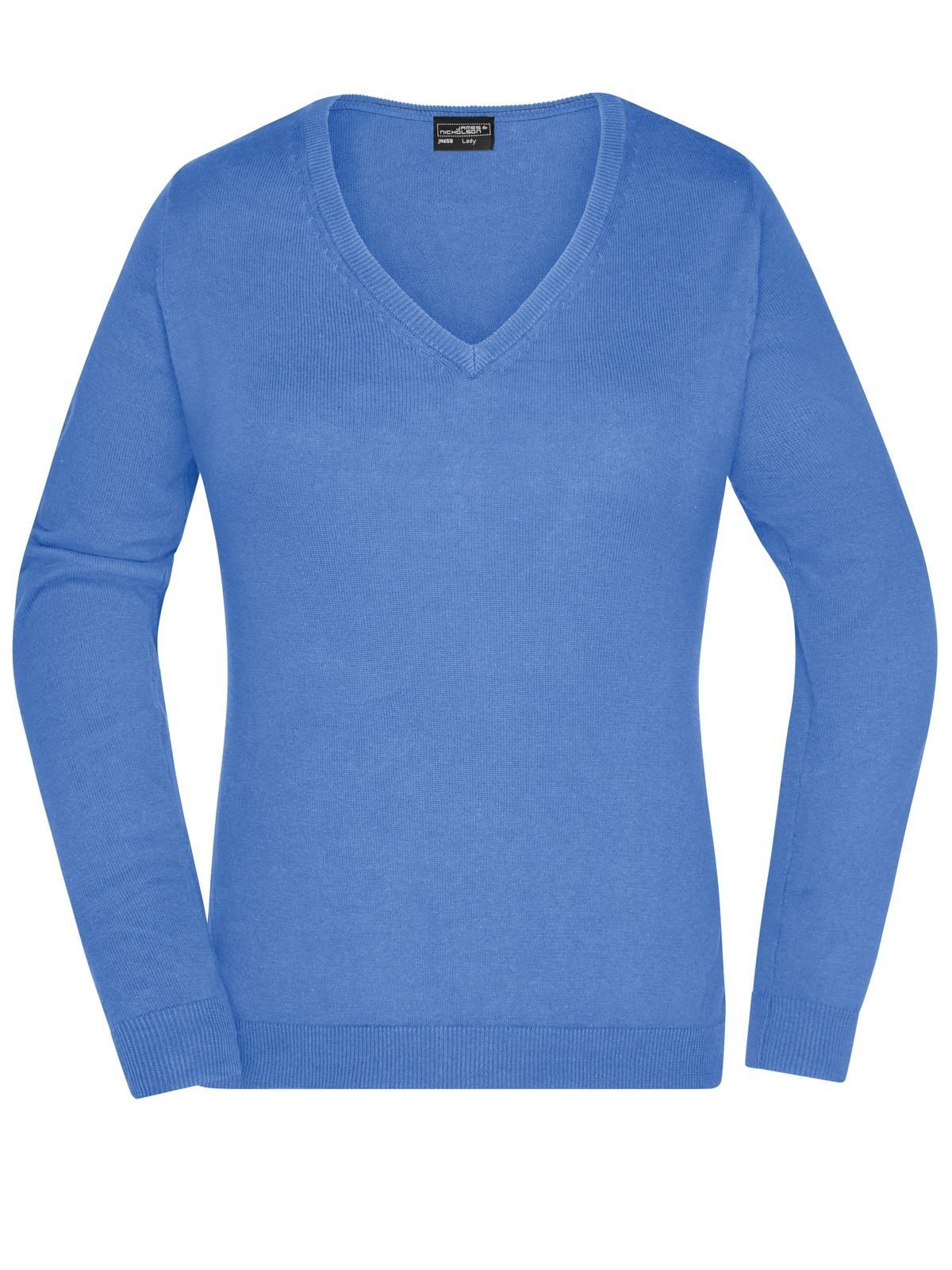 Ladies' V-Neck Pullover Daiber Glacier-Blue