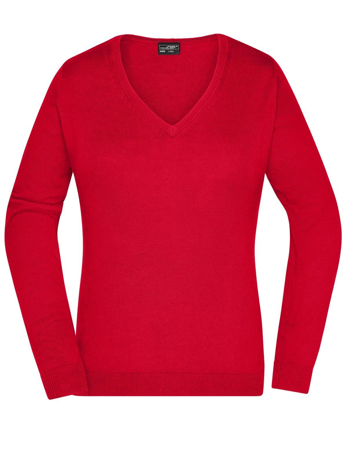 Ladies' V-Neck Pullover Daiber Red