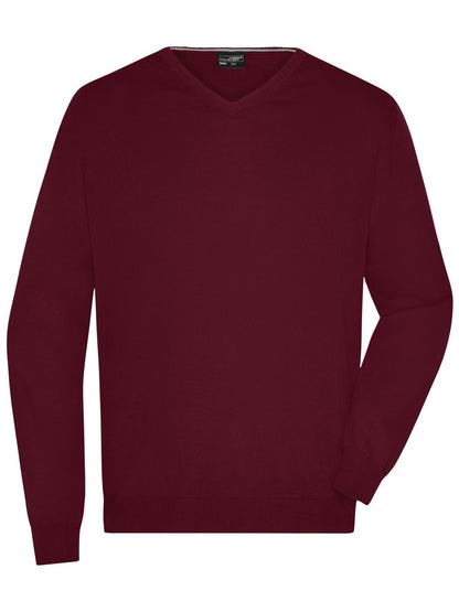 Men's V-Neck Pullover Daiber Bordeaux