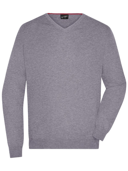 Men's V-Neck Pullover Daiber Grey-Heather