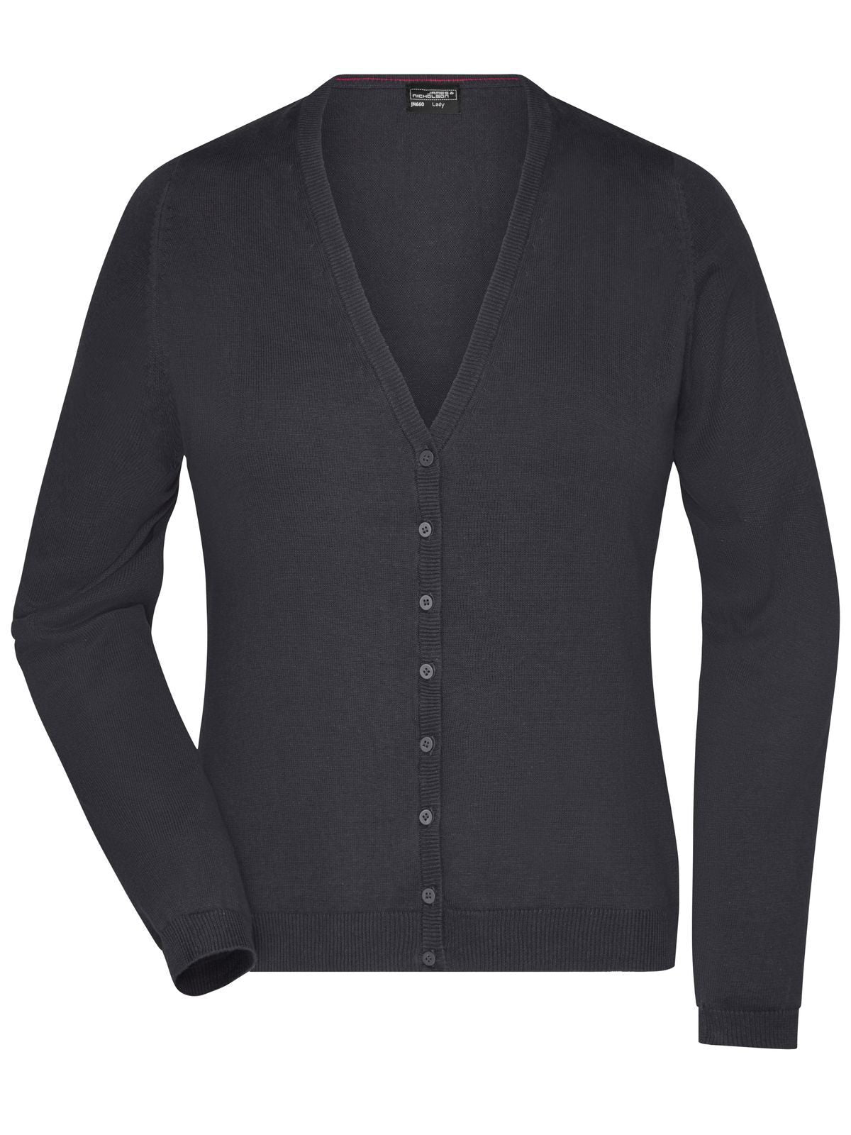 Ladies' V-Neck Cardigan Daiber Black