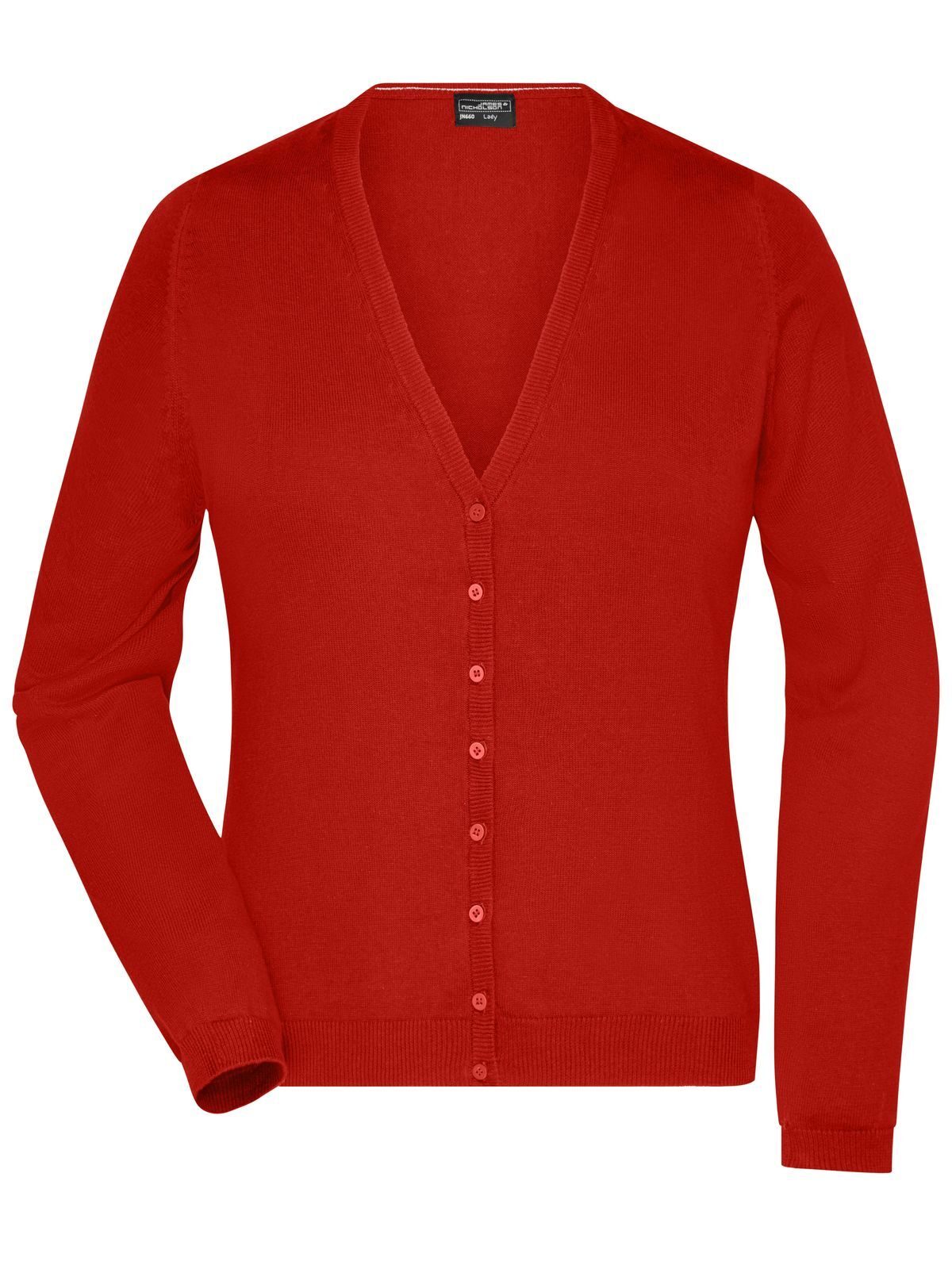 Ladies' V-Neck Cardigan Daiber Bordeaux