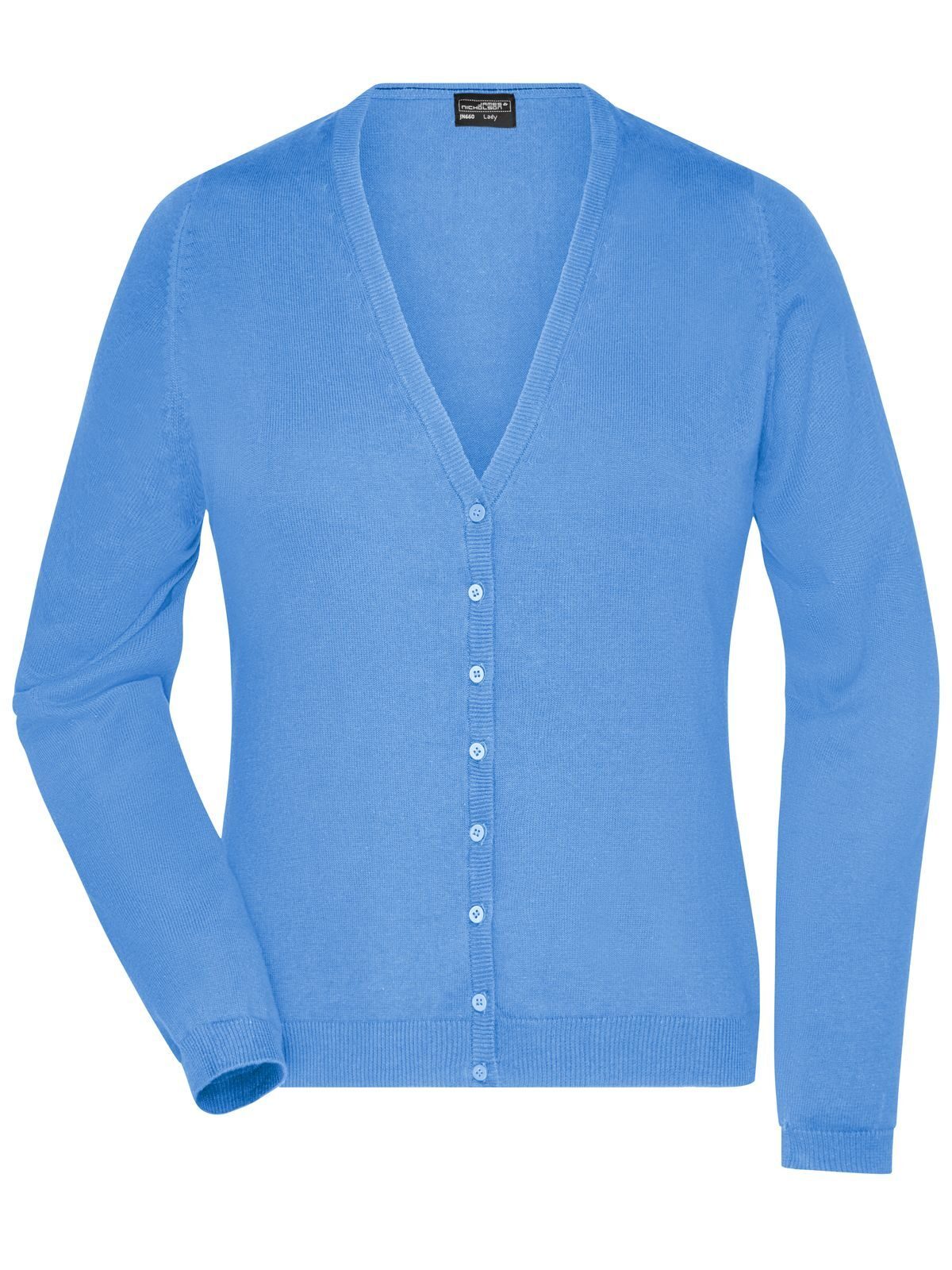 Ladies' V-Neck Cardigan Daiber Glacier-Blue