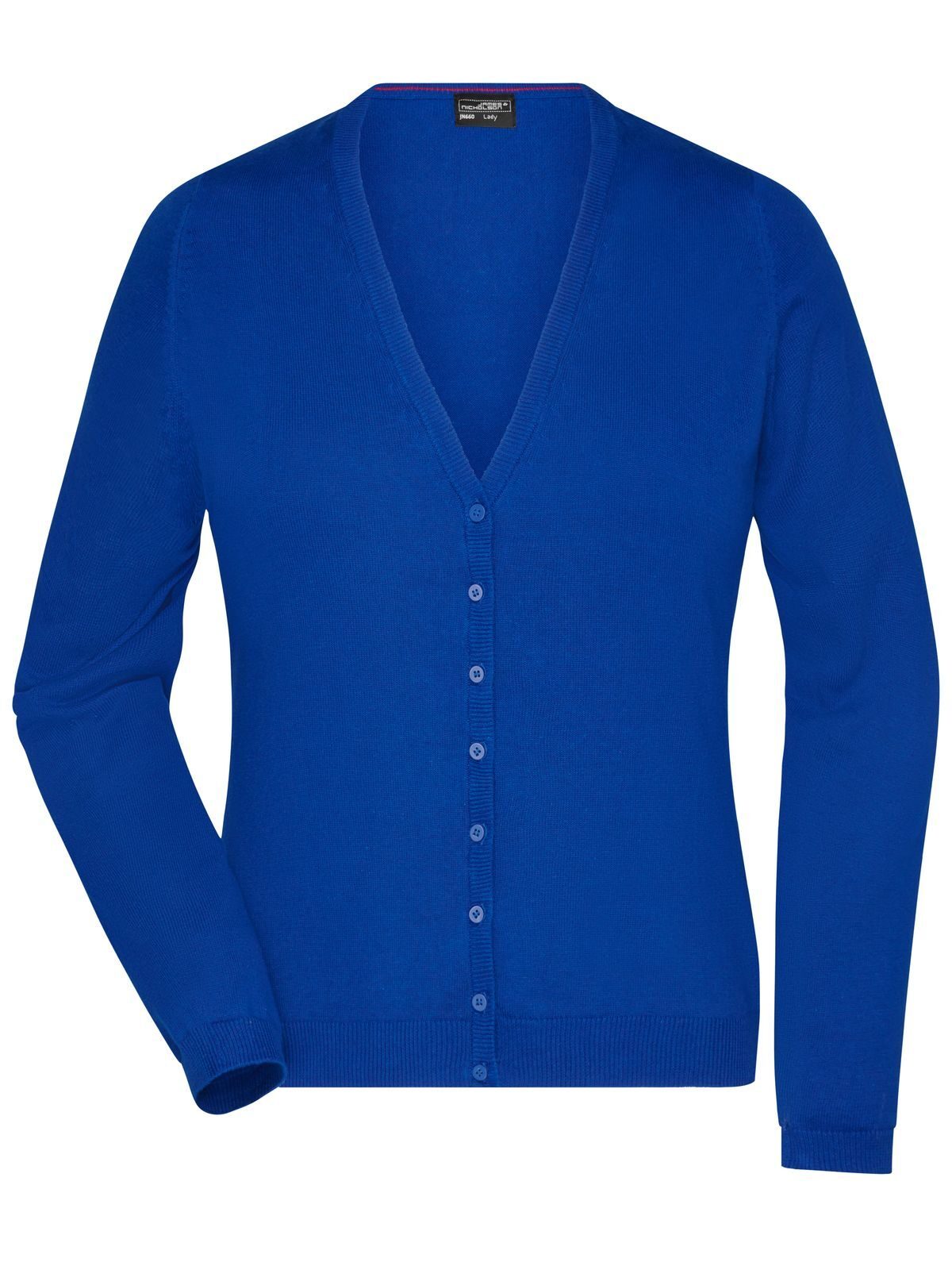 Ladies' V-Neck Cardigan Daiber Royal