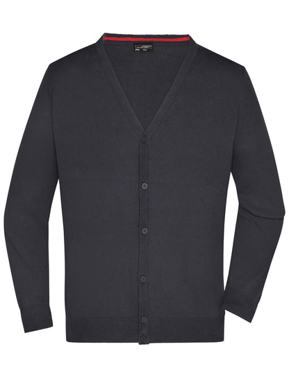 Men's V-Neck Cardigan Daiber Black