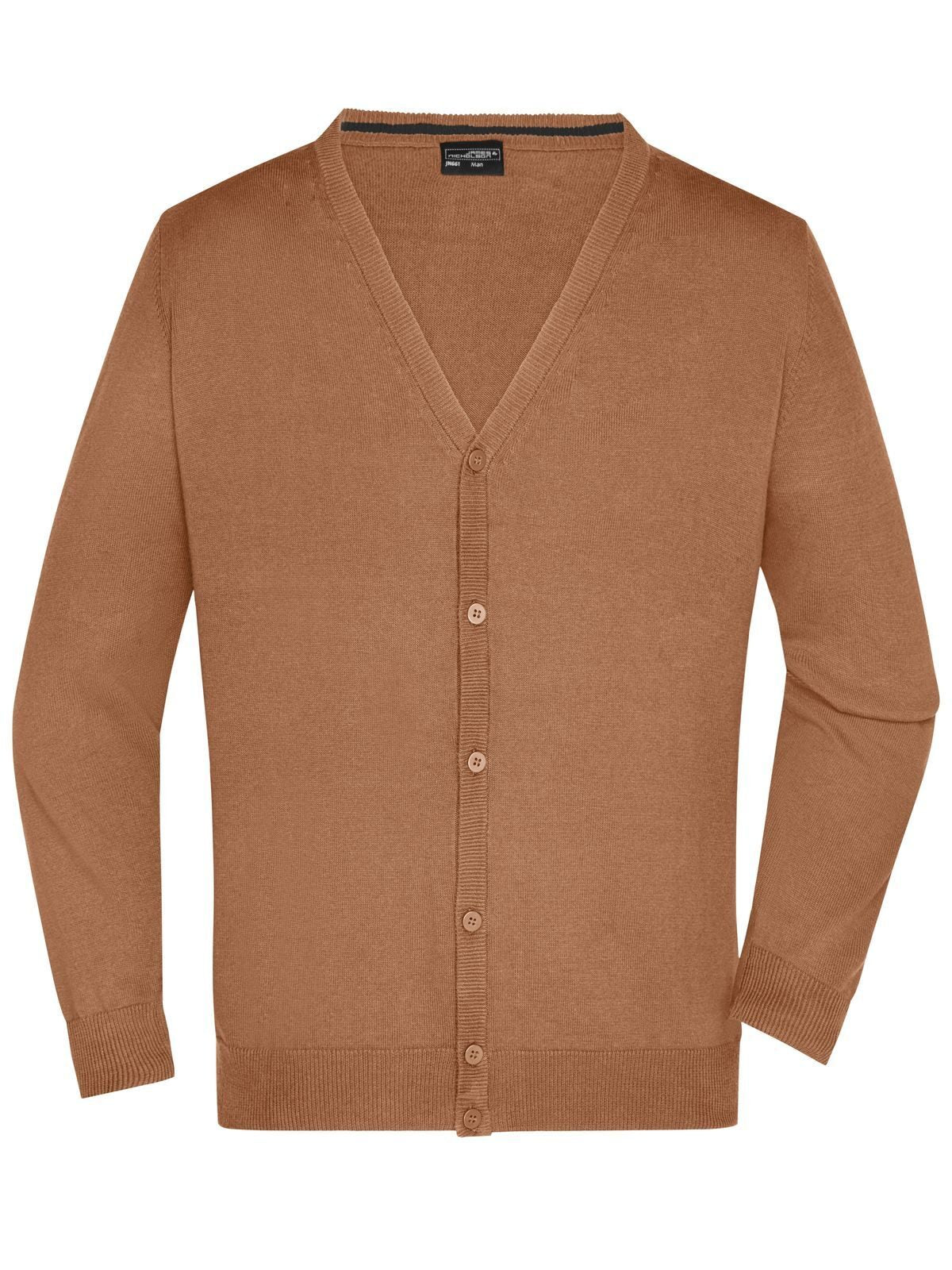 Men's V-Neck Cardigan Daiber Camel