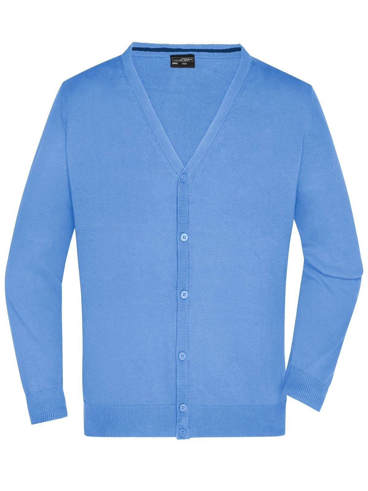 Men's V-Neck Cardigan Daiber Glacier-Blue
