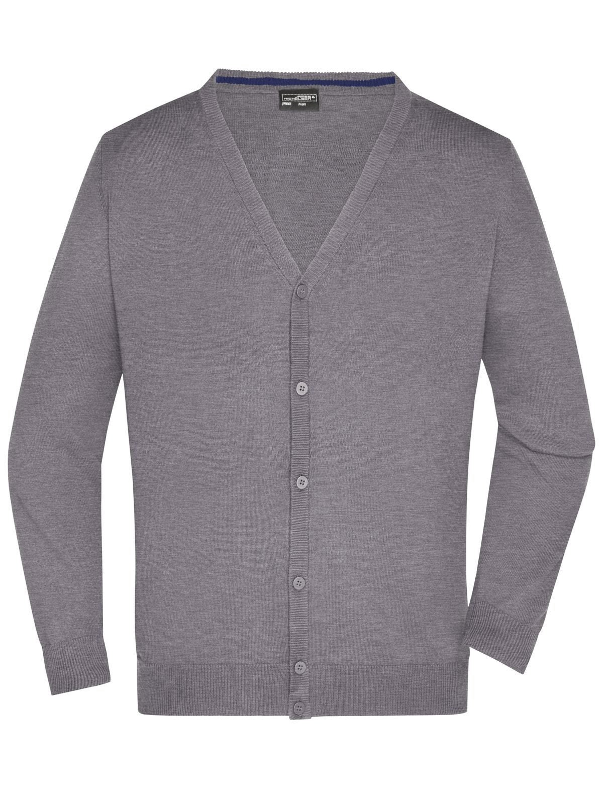 Men's V-Neck Cardigan Daiber Grey-Heather