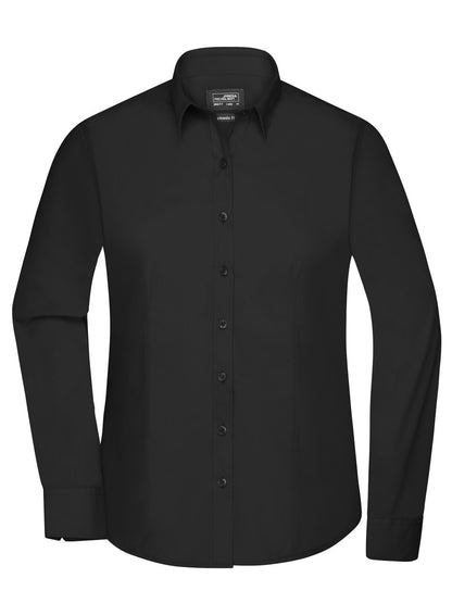 Ladies' Shirt Longsleeve Poplin Daiber Black