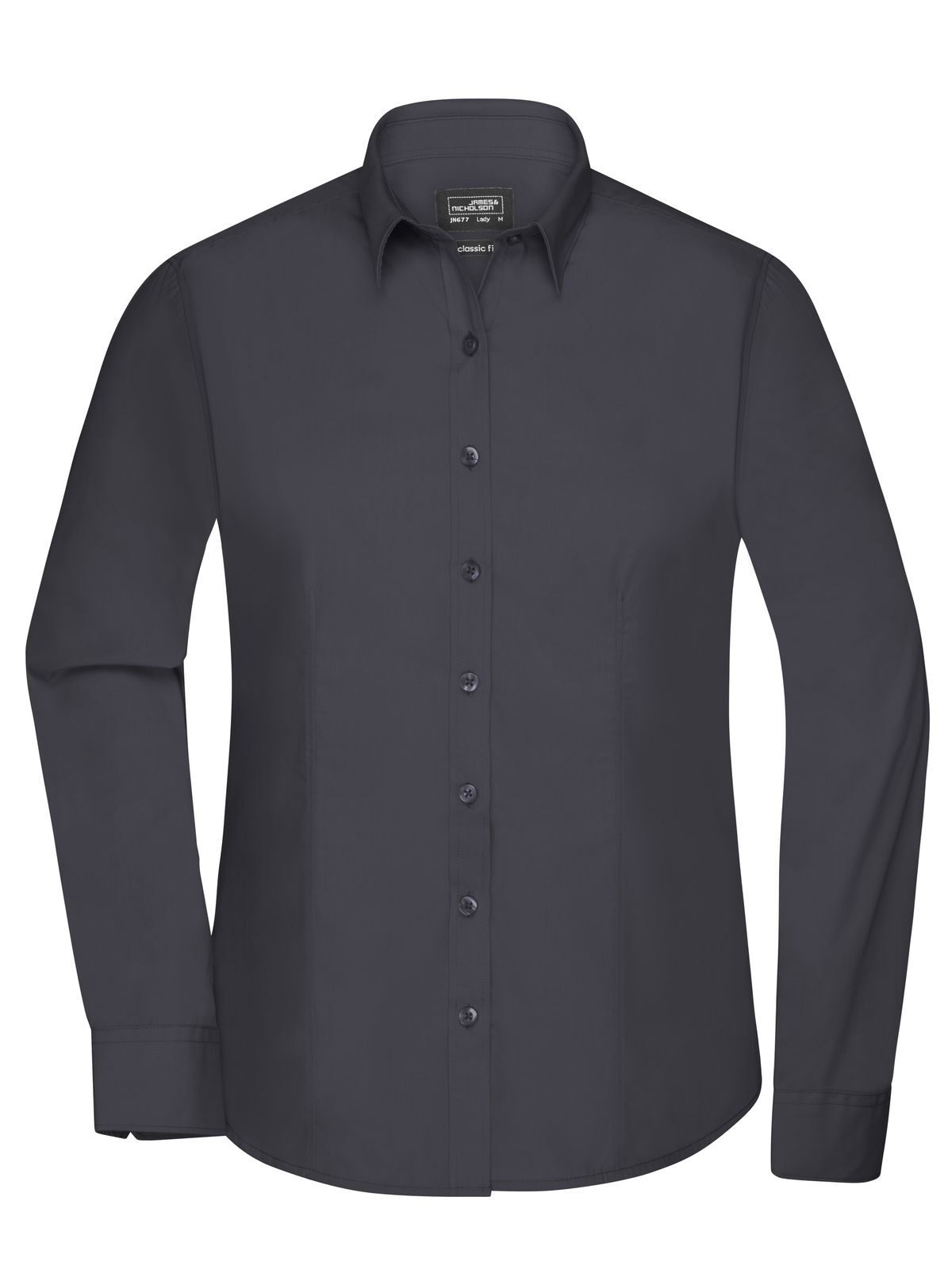 Ladies' Shirt Longsleeve Poplin Daiber Carbon