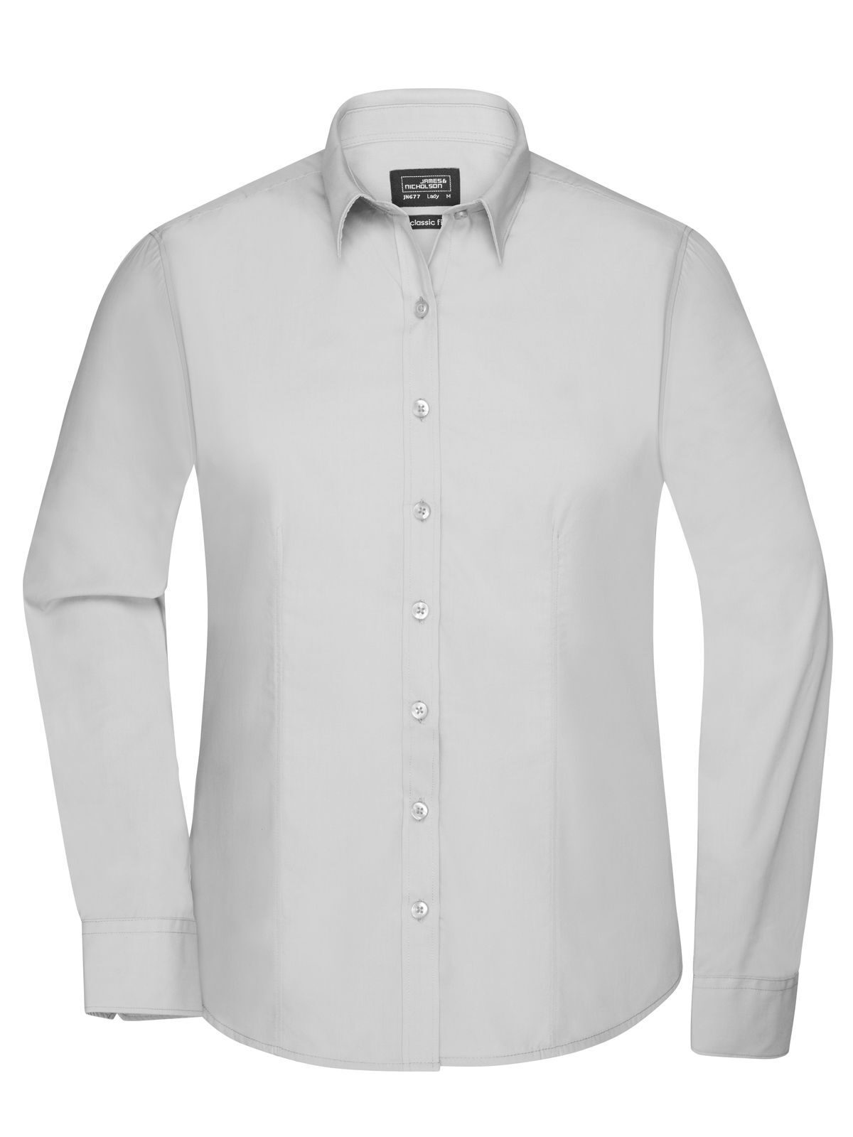 Ladies' Shirt Longsleeve Poplin Daiber Light-Grey