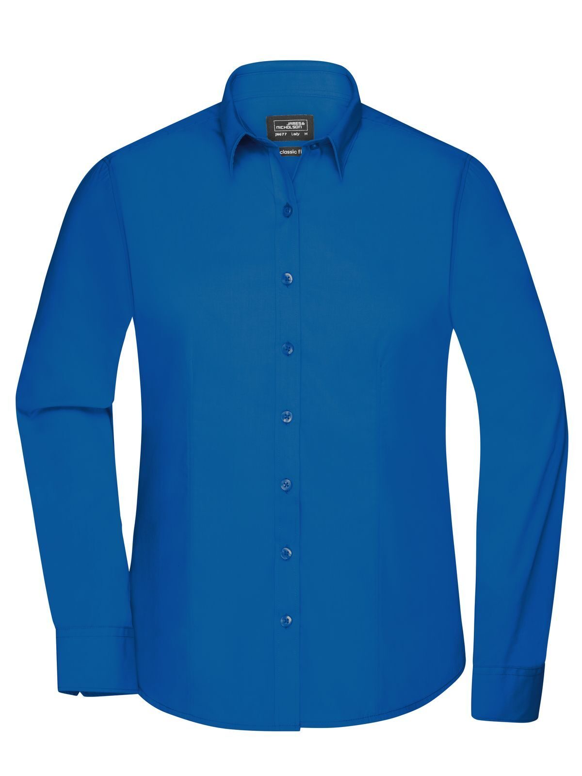 Ladies' Shirt Longsleeve Poplin Daiber Royal