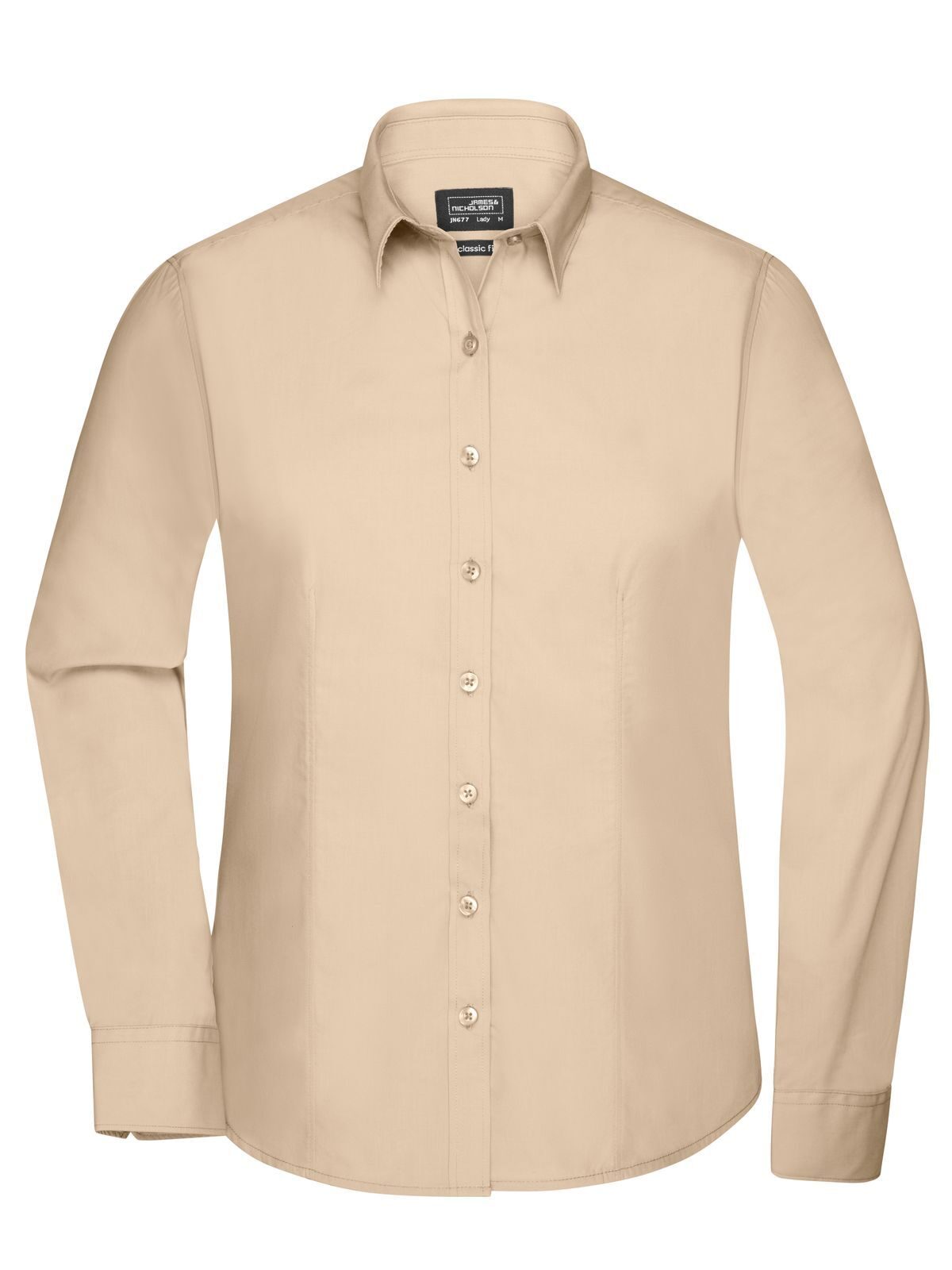 Ladies' Shirt Longsleeve Poplin Daiber Stone