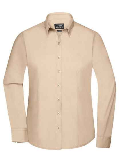 Ladies' Shirt Longsleeve Poplin Daiber Stone