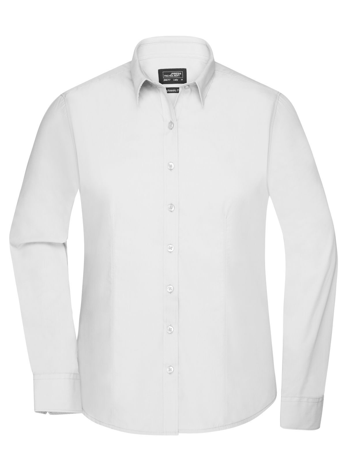 Ladies' Shirt Longsleeve Poplin Daiber White