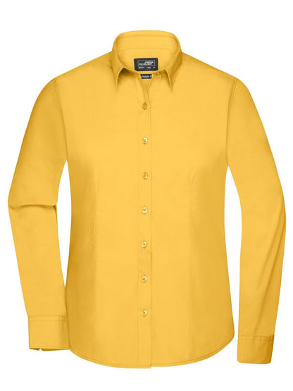 Ladies' Shirt Longsleeve Poplin Daiber Yellow