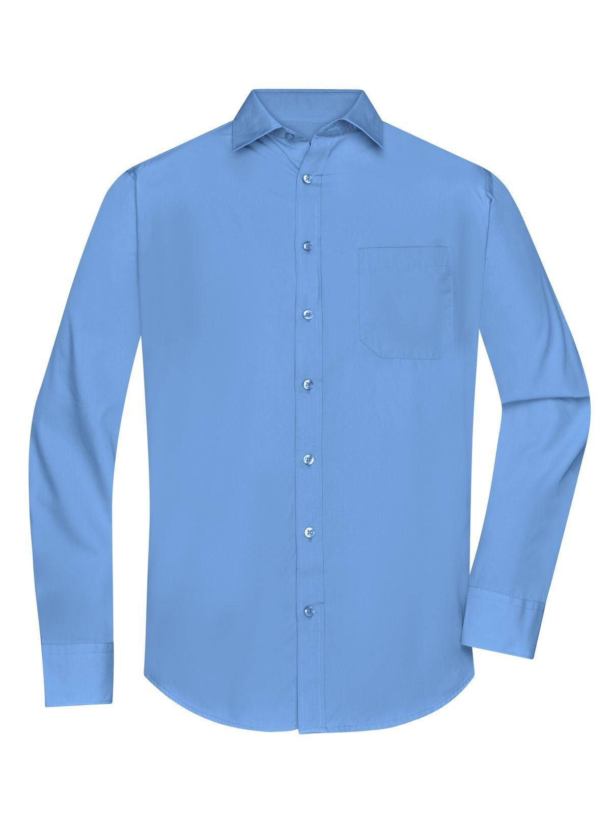 Men's Shirt Longsleeve Poplin Daiber Aqua