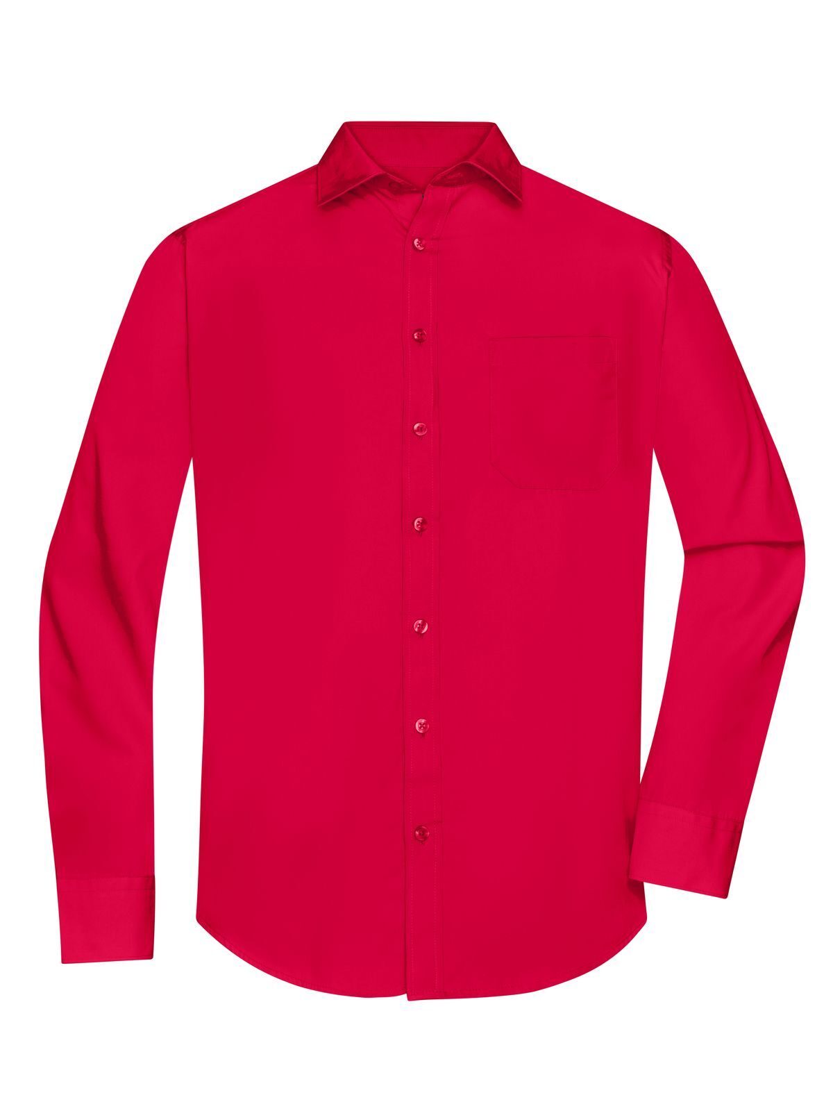 Men's Shirt Longsleeve Poplin Daiber Red