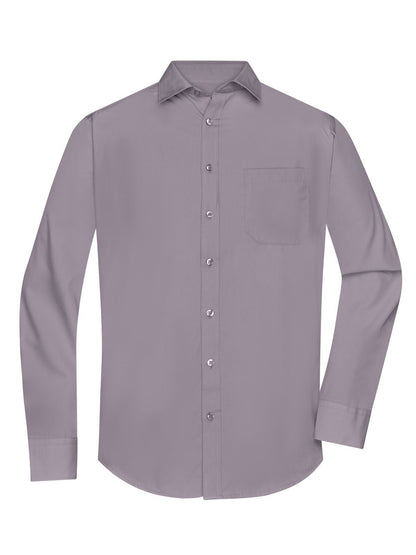 Men's Shirt Longsleeve Poplin Daiber Steel