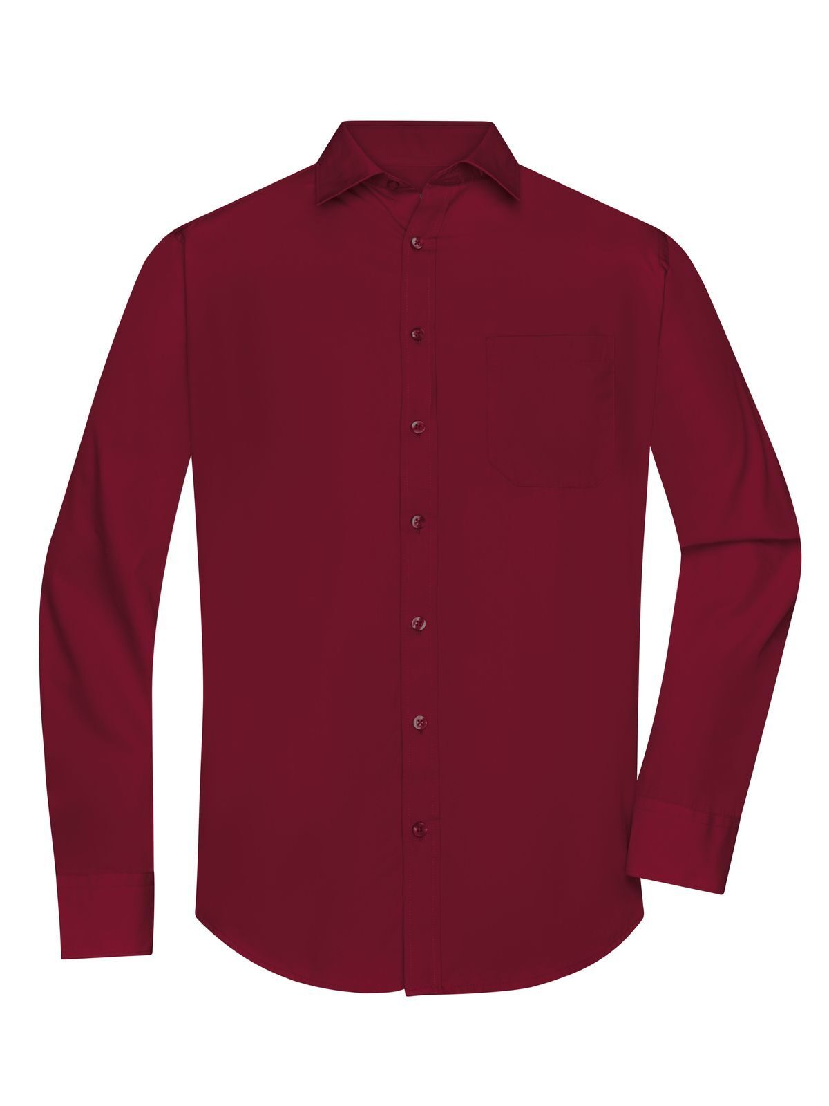 Men's Shirt Longsleeve Poplin Daiber Wine