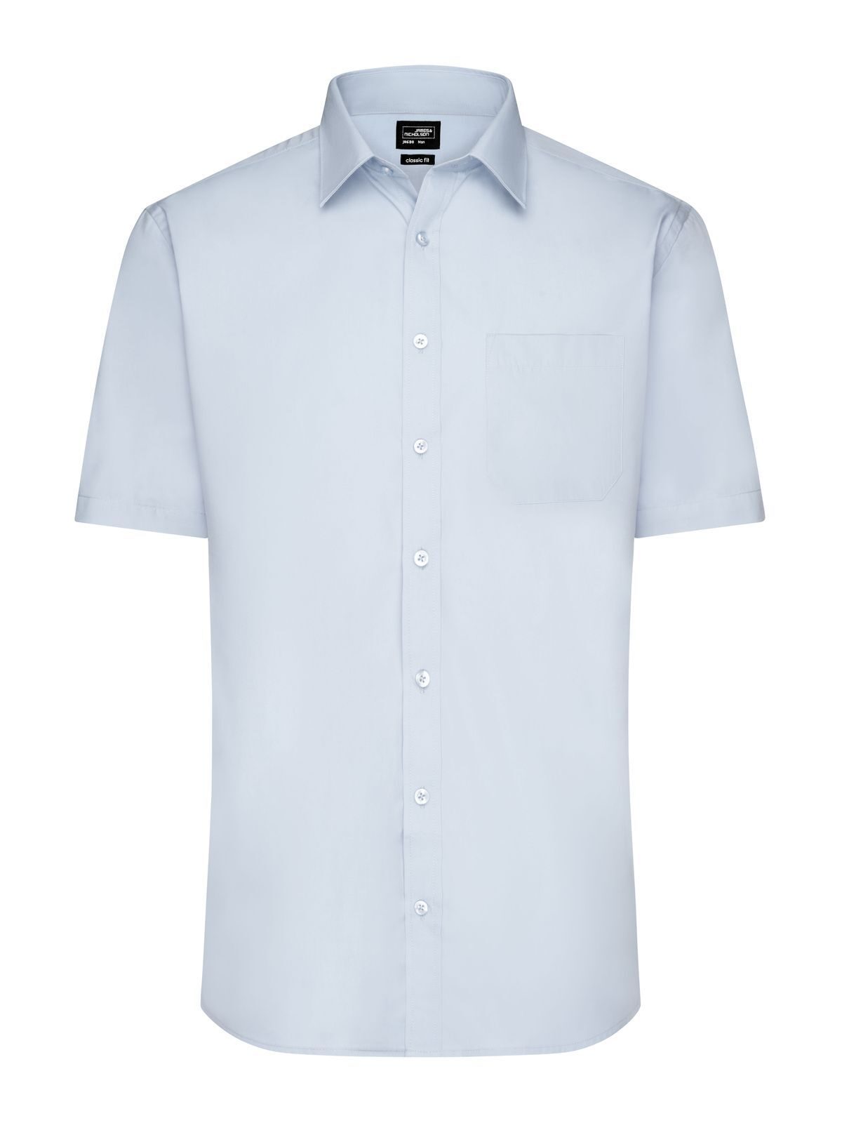 Men's Shirt Short sleeve Poplin Daiber Light-Blue
