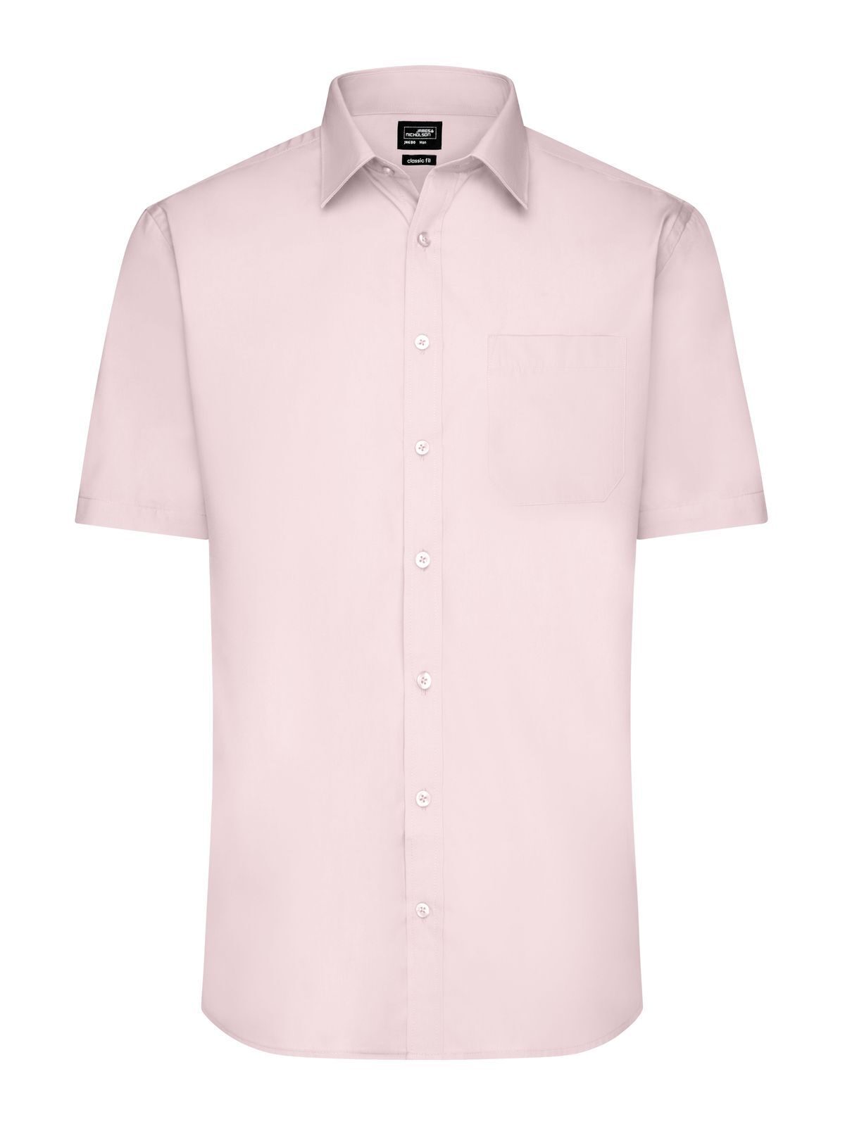 Men's Shirt Short sleeve Poplin Daiber Light-Pink